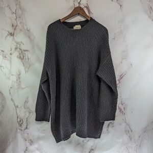 Denim & Supply Ralph Lauren Sweater Womens XL Black Chunky Oversized Slouchy